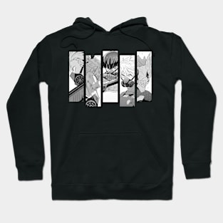 The all heroes of kaiju no 8 Hoodie